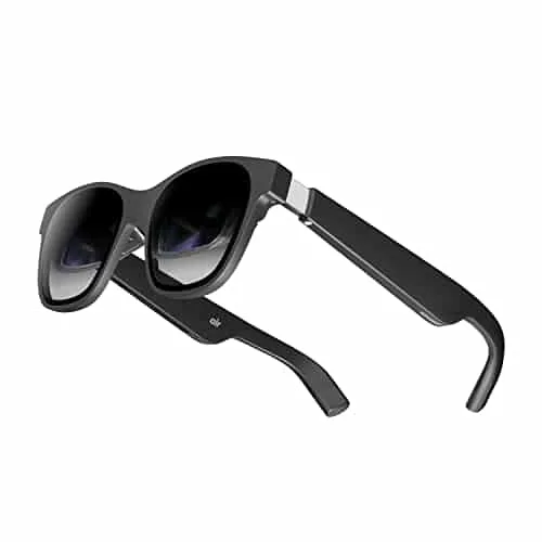XREAL Air AR Smart Glasses, Formerly Nreal with Massive icro OLED Virtual Theater, Augmented Reality Glasses, Watch, Stream, and Game on PCAndroidiOSâConsoles Cloud Gaming Compatible