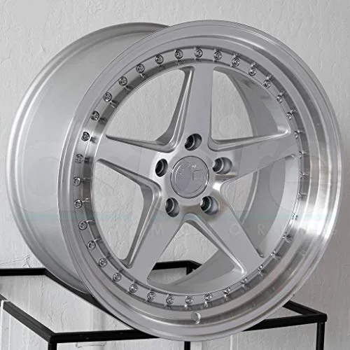 Aodhan DS Custom Wheel X Offset XBolt Pattern Mm Hub Silver with Machined Face Rim