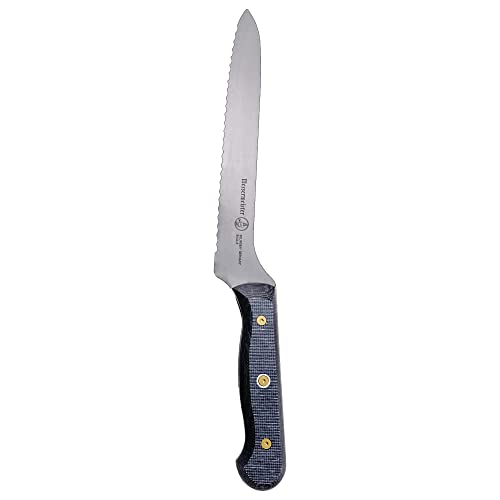 Messermeister Custom ” Offset Scalloped Knife XGerman Stainless Steel Rust Resistant & Easy to Maintain Made in Solingen, Germany