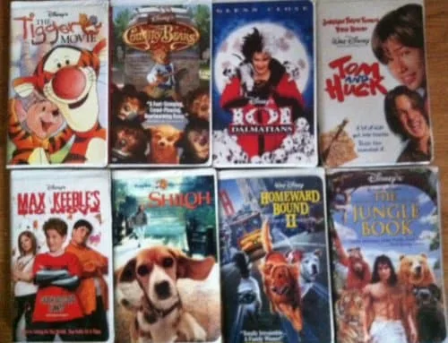 Walt Disney Pack VHS Dalmations, The Country Bears, Tom and Huck, Homeward Bound II, The Jungle Book, The Tigger Movie, Max Keebles and Shiloh