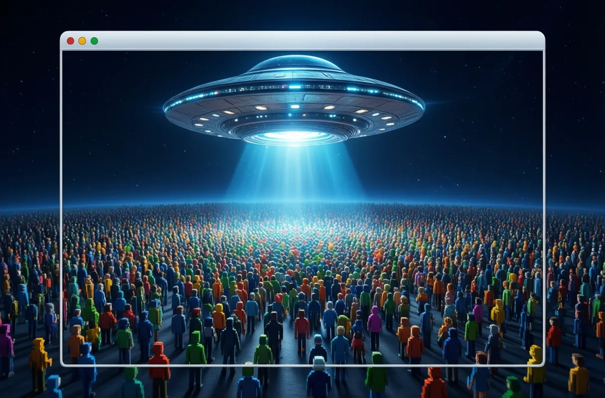 How Game Mechanics Turn a Simple Abduction Premise into a Visual Spectacle